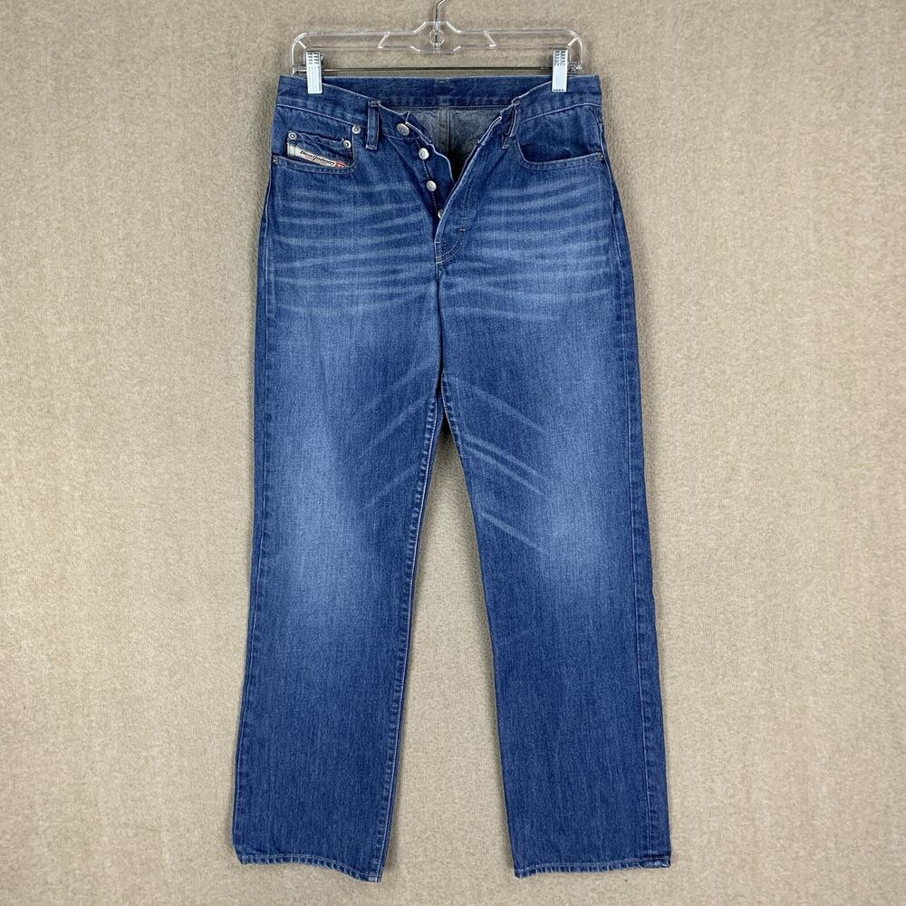 Diesel Skint Jeans Size 30 *29x31 Men's Button Fly Straight Denim Vintage Y2K